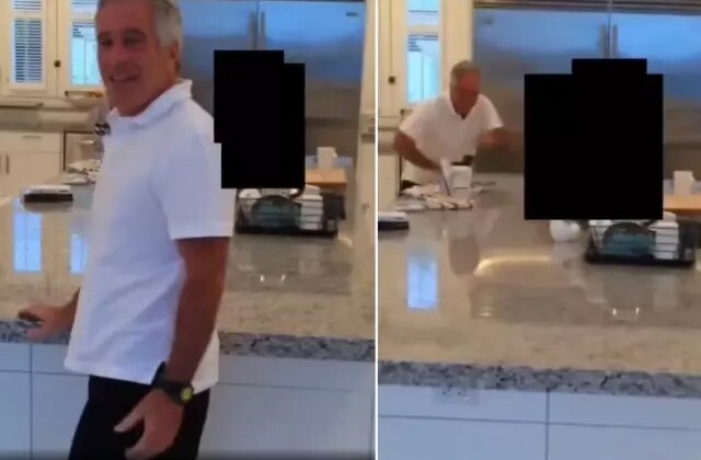 Epstein’in mutfakta kız çocuklarını kovaladığı görüntü ortaya çıktı