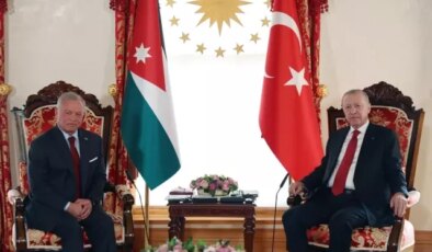 Erdoğan, Ürdün Kralı 2. Abdullah’ı Dolmabahçe’de ağırladı