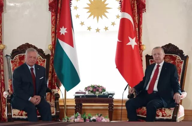 Erdoğan, Ürdün Kralı 2. Abdullah’ı Dolmabahçe’de ağırladı