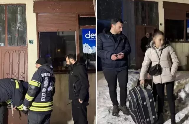 Erzurum’da evde zorla tutulduğunu öne süren kadını polis kurtardı