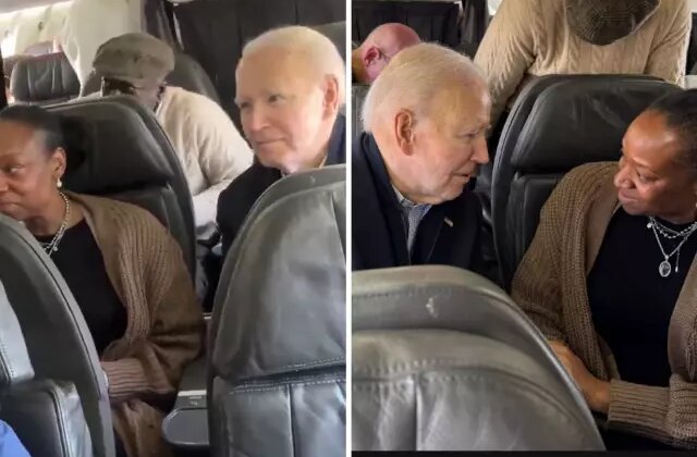 Eski ABD Başkanı Joe Biden, tarifeli uçakla seyahat etti