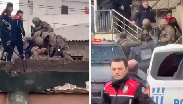 Eski iş yerini basıp 4 kişi yaraladı; çıktığı çatıda özel harekat etkisiz hale getirdi