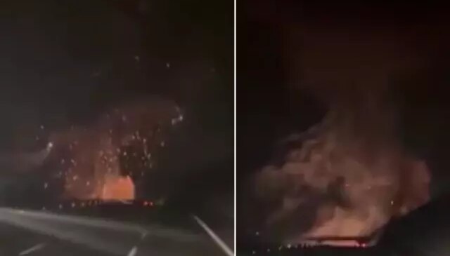 F-16’nın düşme anı! Görüntüye sürücünün sorusu damga vurdu