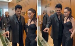 Fahriye Evcen’in Burak Özçivit’e takındığı tavır tanıtıma damga vurdu
