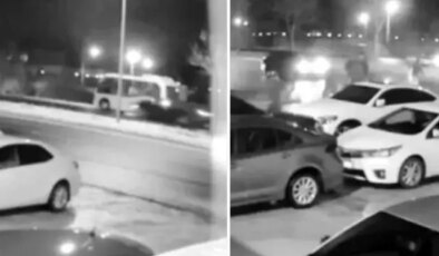 Feci kaza kameralarda! Lüks otomobil otobüse böyle çarptı