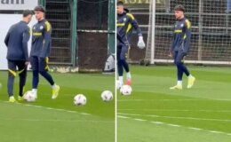 Fenerbahçe’nin, Galatasaray’dan transfer ettiği Çağrı Hakan Balta ilk idmanına çıktı