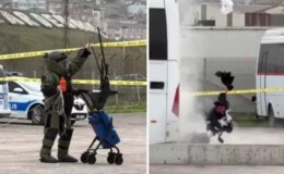 Fünye ile patlatılan valizden kıyafet çıktı