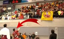 Galatasaray’ın yıldızı kendi taraftarına şişe fırlattı