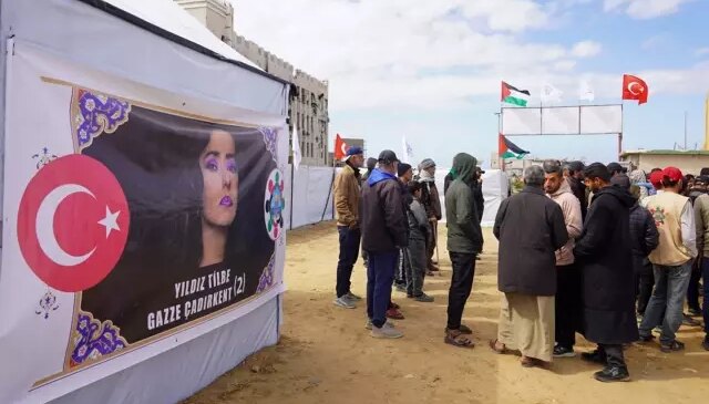 Gazze’de “2. Yıldız Tilbe Çadır Kenti” açıldı