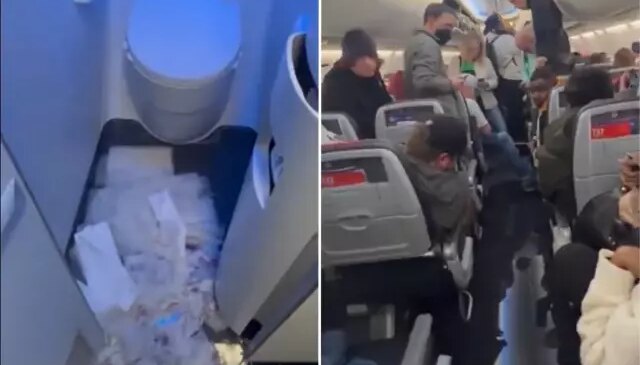 Gökyüzünde skandal: American Airlines uçağını tuvalet suyu bastı