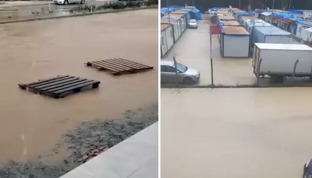 Hatay’da şiddetli sağanak sele neden oldu