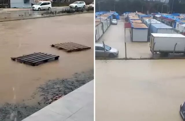 Hatay’da şiddetli sağanak sele neden oldu