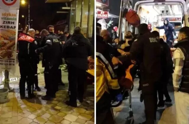 Husumetlilerin tartışması kanlı bitti