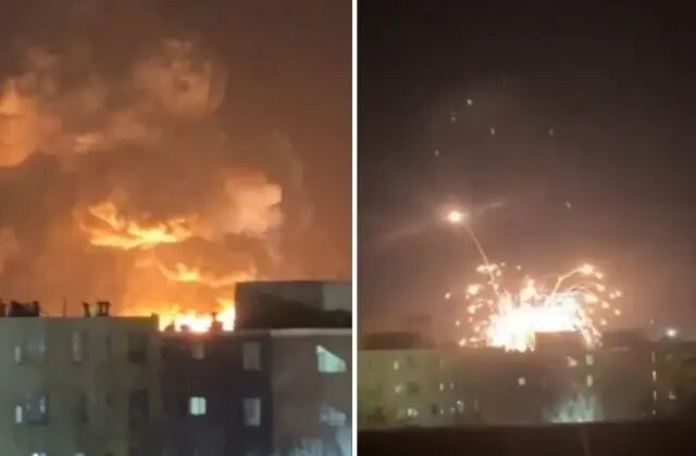 İran’da mühimmat deposu vuruldu! Şiddetli patlamalar meydana geldi