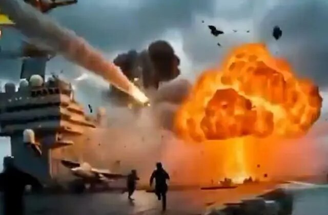 İran’dan ABD’ye gözdağı: Yapay zekâ videosunda Trump’ın armadası yok edildi