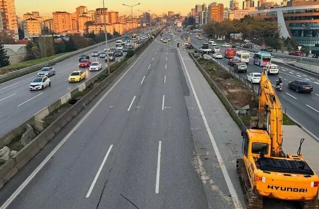 İstanbullular dikkat! E-5’te iki şeridi 20 gün kapalı