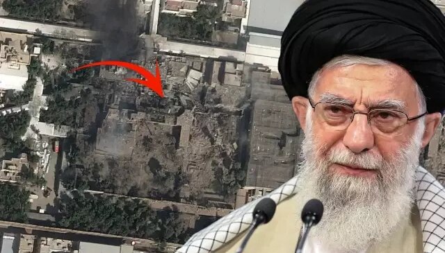 İşte saldırı sonrası ilk görüntü: Hamaney’in Tahran’daki konutu tamamen yok oldu