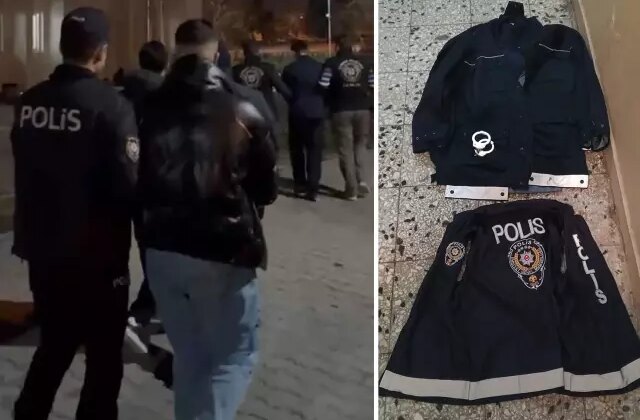 Polis üniforması giydiler, Erasmus ile Türkiye’ye gelen öğrencilere dehşeti yaşattılar