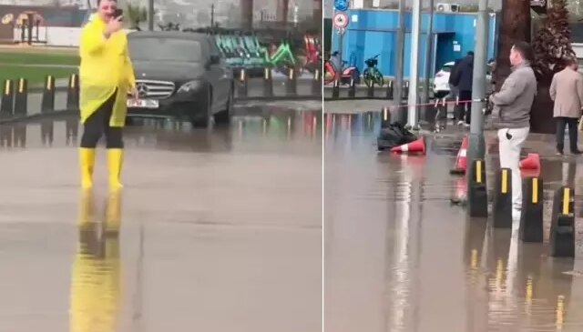 İzmir’i sel götürürken başkanların uğraştığı şeye bakın