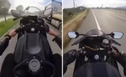 Jandarma çevirmesinden kaçtığı anları sosyal medyada paylaştı, kısa sürede yakalandı