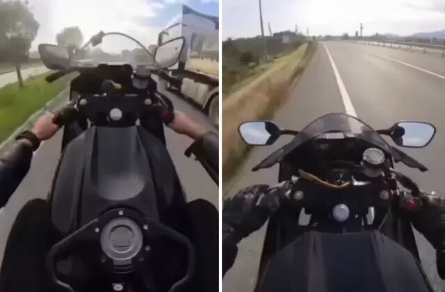 Jandarma çevirmesinden kaçtığı anları sosyal medyada paylaştı, kısa sürede yakalandı