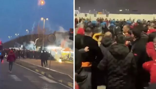 Juventus-Galatasaray maçı öncesi olay