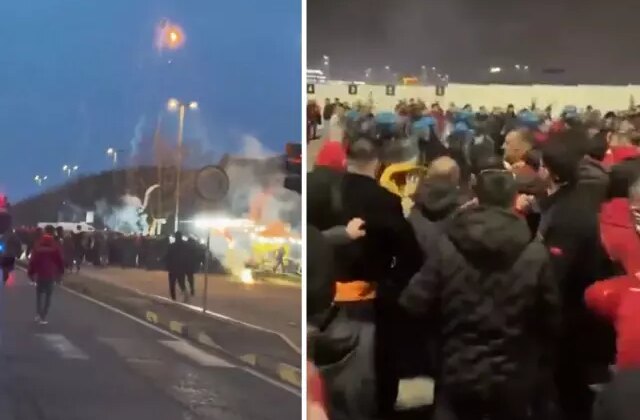 Juventus-Galatasaray maçı öncesi olay