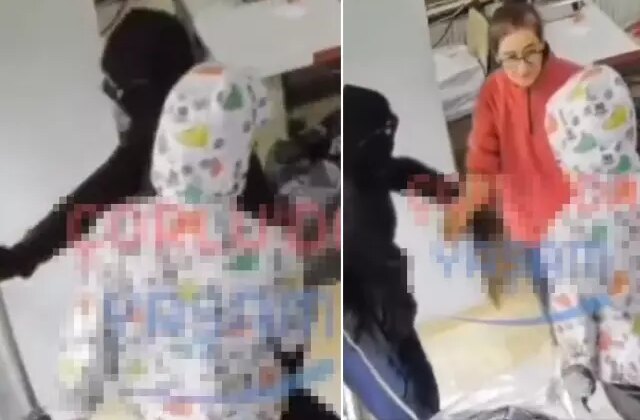 Kadın esnaf, soyguna gelen 2 kişiyi küfür edip tokatladı