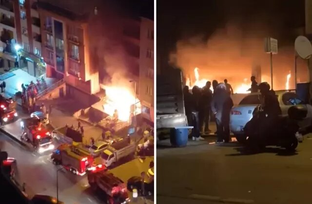Kağıthane’de yangında mahalleliyi ıslık çalarak uyandırdı: Yangın var aşağı inin