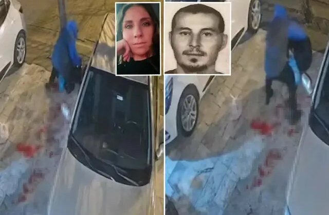 Kamera cinayet anını saniye saniye kaydetti! Kadının çığlıkları kan dondurdu