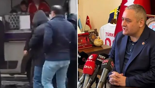 Keçiören’de ilginç istifa kutlaması: Adak lokması dağıtıldı