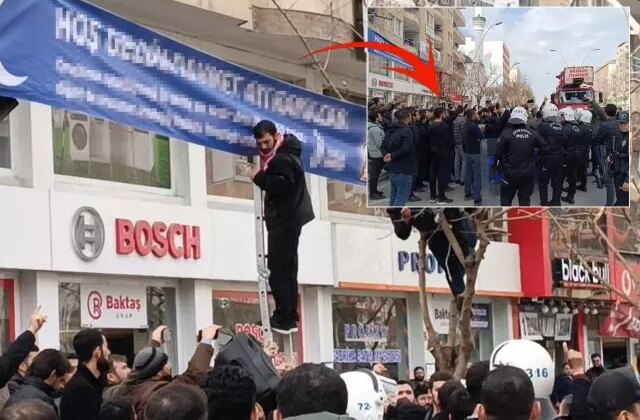 Kenti karıştıran “Ramazan” pankartı: Ekipler indirmek isteyince…