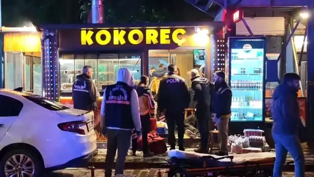 Kokoreççideki cinayet anı kamerada, polis zanlıları 3 saat geçmeden yakaladı