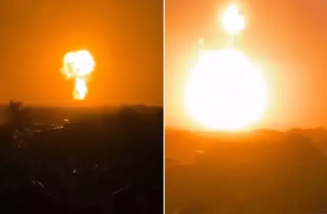 Korkulan oldu! Gökyüzü bir anda turuncuya döndü, bölge tahliye edildi