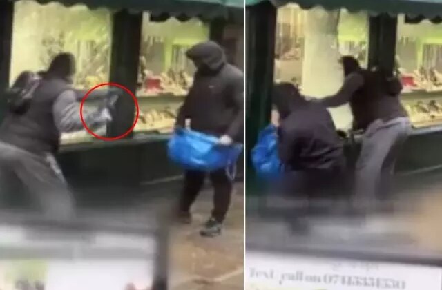 Rahatlığa bak! Vatandaşların gözü önünde balyozu vurup kaçtılar