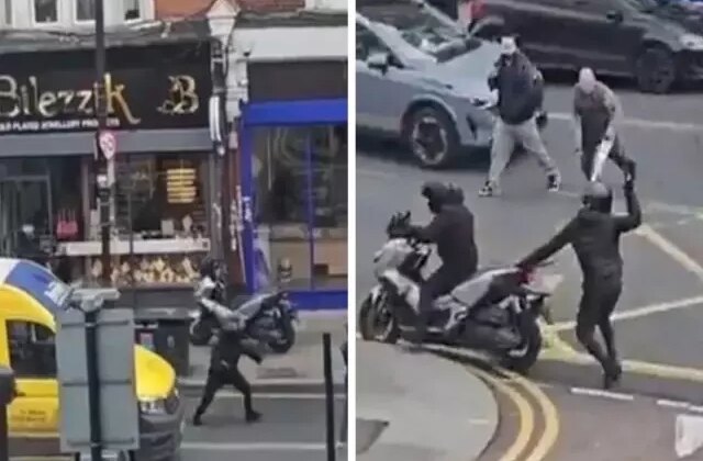 Londra’da Türk kuyumcu dükkanı palalı hırsızlar tarafından soyuldu