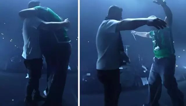 Ünlü rapçi, sahneye Sakaryaspor formasıyla çıktı