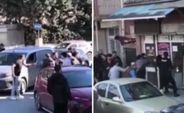 Madde bağımlısı şahıs “Ne geziyorsunuz burada?” diyerek polislere satırla saldırdı