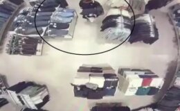 Mağazada alışveriş yaparcasına rahat davranan 118 suç kaydı bulunan şahıs, kabinde alarmları sökerken yakalandı