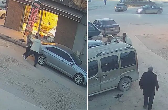 Malatya’da birlikte yaşadığı kadını sokak ortasında silahla tehdit etti