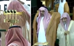 Mekke’de yağmur duasına damga vuran görüntü: Cüppeler ters giyildi