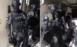 Sapla saman karıştı! Sokakta gören asker sandı gerçek çok başka çıktı