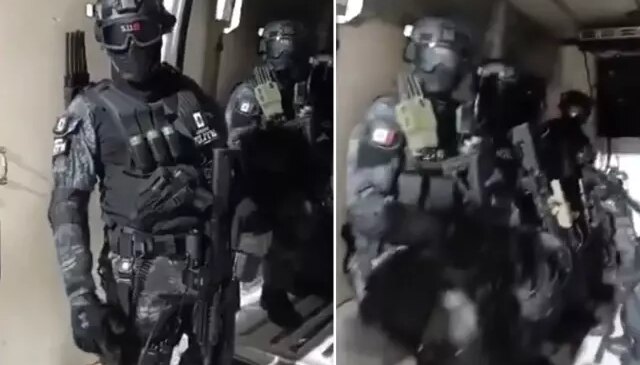 Sapla saman karıştı! Sokakta gören asker sandı gerçek çok başka çıktı