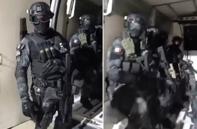 Sapla saman karıştı! Sokakta gören asker sandı gerçek çok başka çıktı