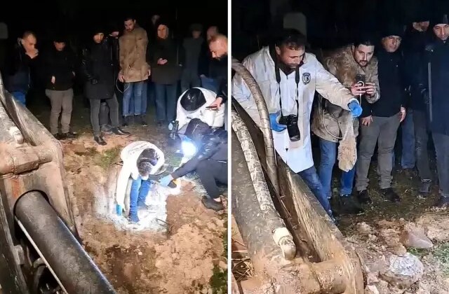 Mezarlığa gömülen esrarengiz paket mahalleliyi ayağa kaldırdı