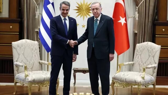 Miçotakis Ankara’da! Cumhurbaşkanı Erdoğan: Yunanistan’la Ege ve Akdeniz’deki sorunlarımız çözümsüz değil