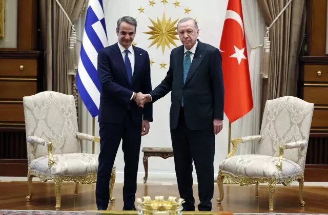 Miçotakis Ankara’da! Cumhurbaşkanı Erdoğan: Yunanistan’la Ege ve Akdeniz’deki sorunlarımız çözümsüz değil