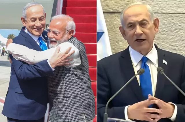 Modi ile kamera karşısına geçen Netanyahu, Osmanlı’yı hedef aldı