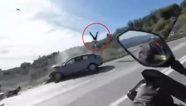 Ölüm böyle geldi! Arkadaşı saniye saniye kaydetti