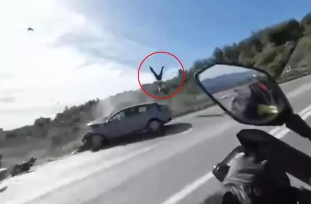 Ölüm böyle geldi! Arkadaşı saniye saniye kaydetti